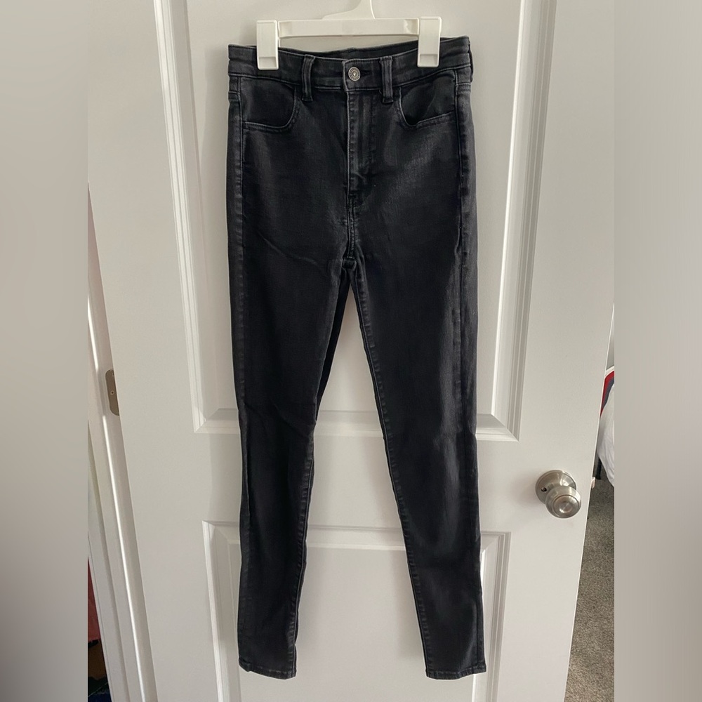 Extra Long American Eagle Outfitters Black Skinny Jeans